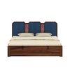 Classic Sheesham Wood King Size Bed With Hydraulic Storage in Provincial Teak Finish