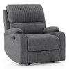 Dawson Fabric One Seater Manual Recliner in Stone Grey Colour