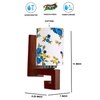 Devansh Solid Wood Electric Wall Light in Multi Colour with Multi Shade Count of 1 Light