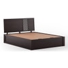 Alaca Hydraulic Storage Bed (Solid Wood) (Mahogany Finish, Queen Bed Size)