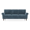 Oxford 3 Seater Fabric Sofa In Ocean Weave Colour