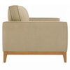 Airy 2 Seater Sofa In Leatherette Beige Color