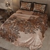 Stoa Paris Super King Size Enriched Cotton Bedsheet with 2 Pillow Covers  Size Sienna Huntress