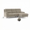 Emila Right Aligned Three Seater Sectional Recliner in Fossil Weave Colour