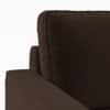 Apollo Compact Sofa (Colour : Dark Earth, Cushion : Hard, Back Type : High Back, Seating Capacity : Right Aligned 2 Seater + Right Aligned Chaise + Ottoman)