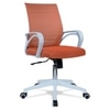 Mmarveal Mid Back Ergonomic Chair in Orange Colour