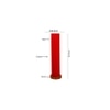 Neil Red Cotton Shade Floor Lamp