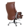 Fortuna Leatherette Executive Chair In Brown Colour
