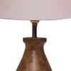 Devansh Grey Cotton Table Lamp With Wood Natural Base (10X12.5 Inches)-30