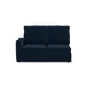 Apollo Sofa (Colour : Sea Port Blue Velvet, Cushion : Hard, Back Type : High Back, Seating Capacity : Right Aligned 2 Seater + Right Aligned Chaise)