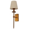 Eliante Cloth Shade Wall Lights Mild Steel & Fabric Material Antique & White Finish