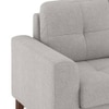 Verona Essential 1 Seater Fabric Sofa in Vapour Grey Colour