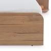 Vienta Engineered Wood Single  Size Bed With Box Storage (Brentwood Oak Brown Finish)