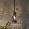 Trawbusav Classic Black Mini Lantern Hanging Lamp