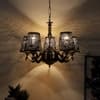 Devansh Solid Wood Electric Wall Light in Black Colour with Black Shade Count of 1 Light