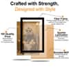 The Castle Decor Funny Lion Sunglasses Toilet Bathroom Wall Art 8x12 Inch