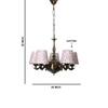 Devansh Solid Wood Electric Wall Light in Red Colour with Red Shade Count of 1 Light
