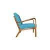 Solitude Accent Chair ( Blue Texture)