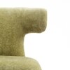 Driftwood Fabric Dining Chair in Green Colour