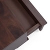 Ohio Solid Wood Bedside Table in Mahogany Finish