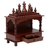 D'Dass Sheesham and Mdf Wooden Home Temple For Pooja Mandir For Home