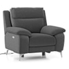 Emila One Seater Motorized Recliner in Grey Colour