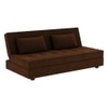 Merson 3 Seater Fold Out Sofa cum Bed  in Brown Colour