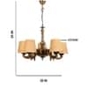 Devansh Solid Wood Electric Wall Light in Orange Colour with Orange Shade Count of 1 Light