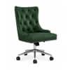 Doe Buck Amparo Green Leatherette Executive Office Chair