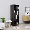 Hexa Engineered Wood Bookshelf Multipurpose Storage Rack in Flower Wenge Colour