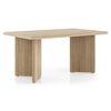 Awdry Rectangular Engineered Wood Coffee Table In Sonoma Oak Finish
