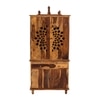 Tnesh Sheesham Wood  Prayer Unit in Teak Finish