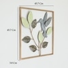 W-Usha Abstract Metal Wall Decor in Multicolor Set of 1