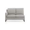 Abbey Sectional Sofa (Colour : Vapour Grey, Cushion : Hard, Seater : Right Aligned 2 Seater + Right Aligned Chaise)
