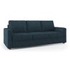 Apollo 3 Seater  Fabric Sofa In Indigo Blue Colour