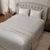 Stoa Paris Satin Bedsheet King Size Bed heet King Blue Combo 3