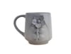 Grey Terra Bloom Elegant Stoneware Mug Collection