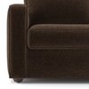 Apollo Compact Sofa (Colour : Dark Earth, Cushion : Hard, Back Type : High Back, Seating Capacity : Right Aligned 2 Seater + Right Aligned Chaise)