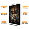 The Castle Decor Luxury Mafia Cartoon Wall Art Framed Painting 20x30 Inch