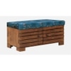 Liliana Shoe Rack With Seating In Honey Oak Finish