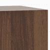 Zoey Engineered Wood 3 Door Wardrobe in Classic Walnut Finish