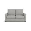 Apollo High Back 2 Seater Fabric Sofa in Vapour Grey Colour