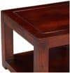 Lisbon Sheesham Wood Contemporary Square Coffee Table In Honey Finish