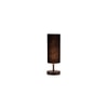 Reagan Iron Table lamp with Black cotton Shade