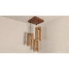 Ventus Beige Solid Wood Cluster Hanging Light