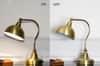 Hesley Brass Indian Ethnic Study Lamp