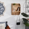 WOODENMOOD Rectangular Wall Rack