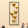 W-Trinity Abstract Metal Wall Decor in Multicolor Set of 1
