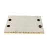 Rectangular Marble Tray with Gold Handle