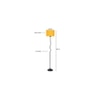 Mabel Yellow Cotton Shade with Iron Floor lamp